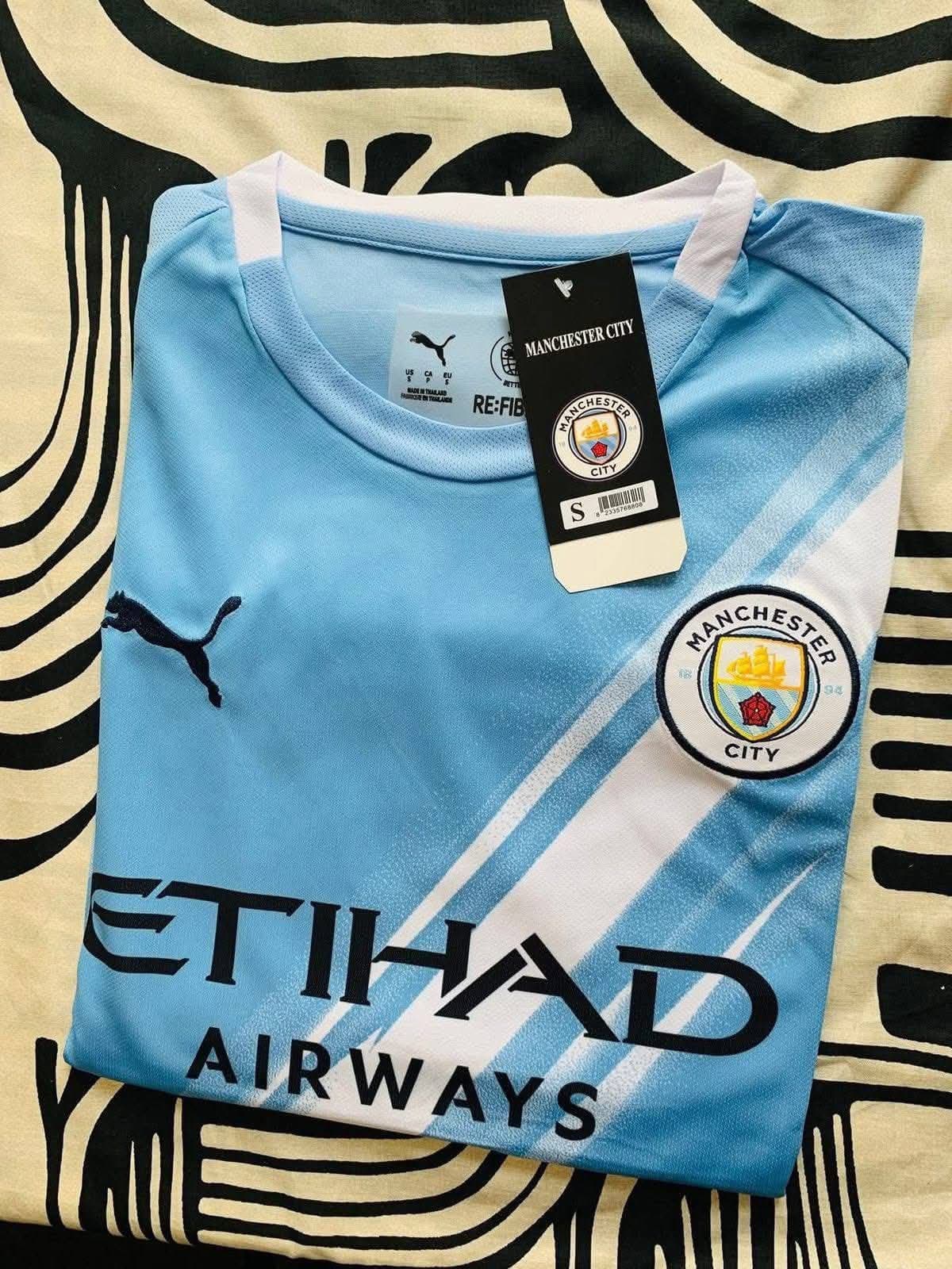 Manchester City Home Jersey — Light Blue, S