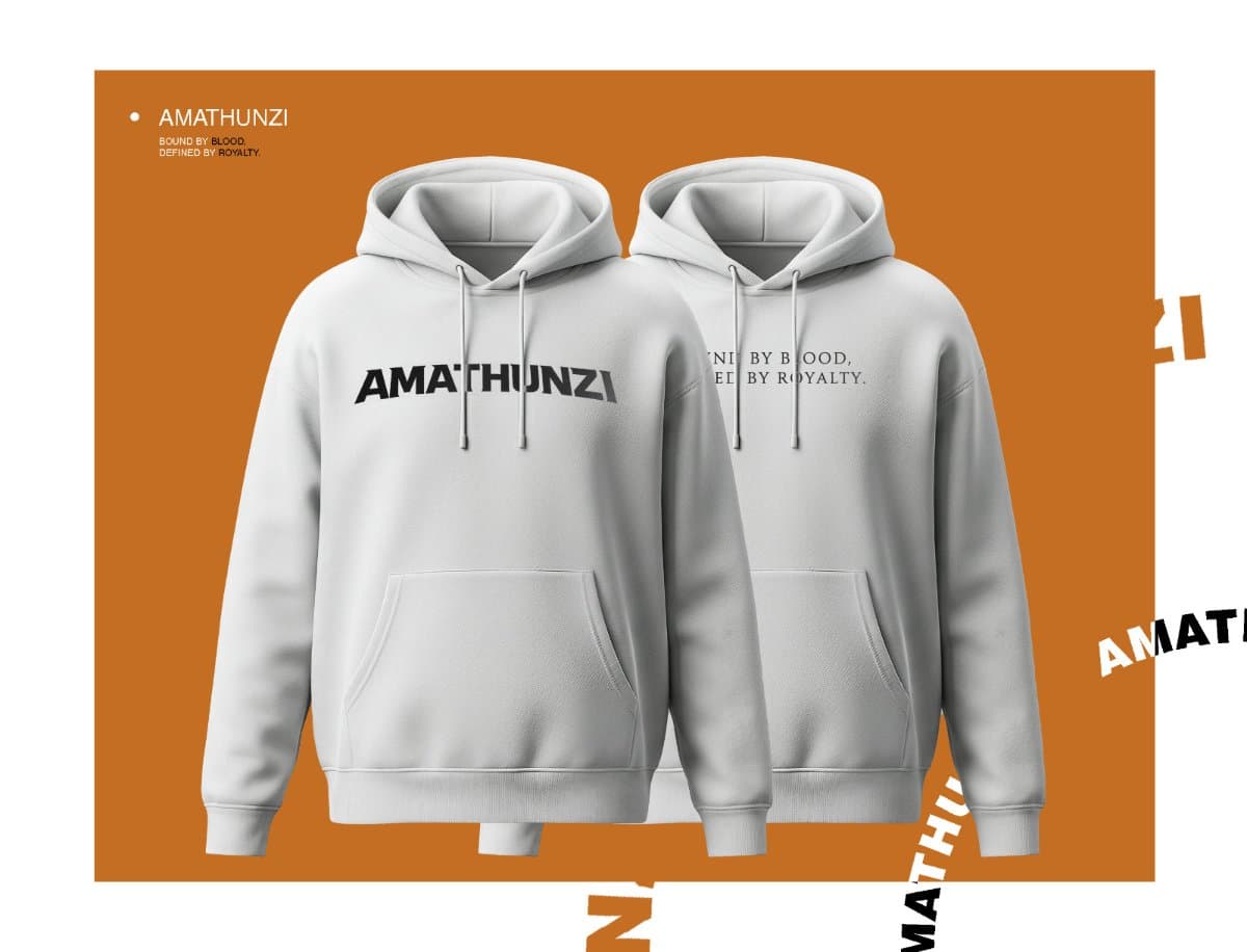 Amathunzi Graphic Hoodie — Unisex, Black, S-2XXL — photo 2