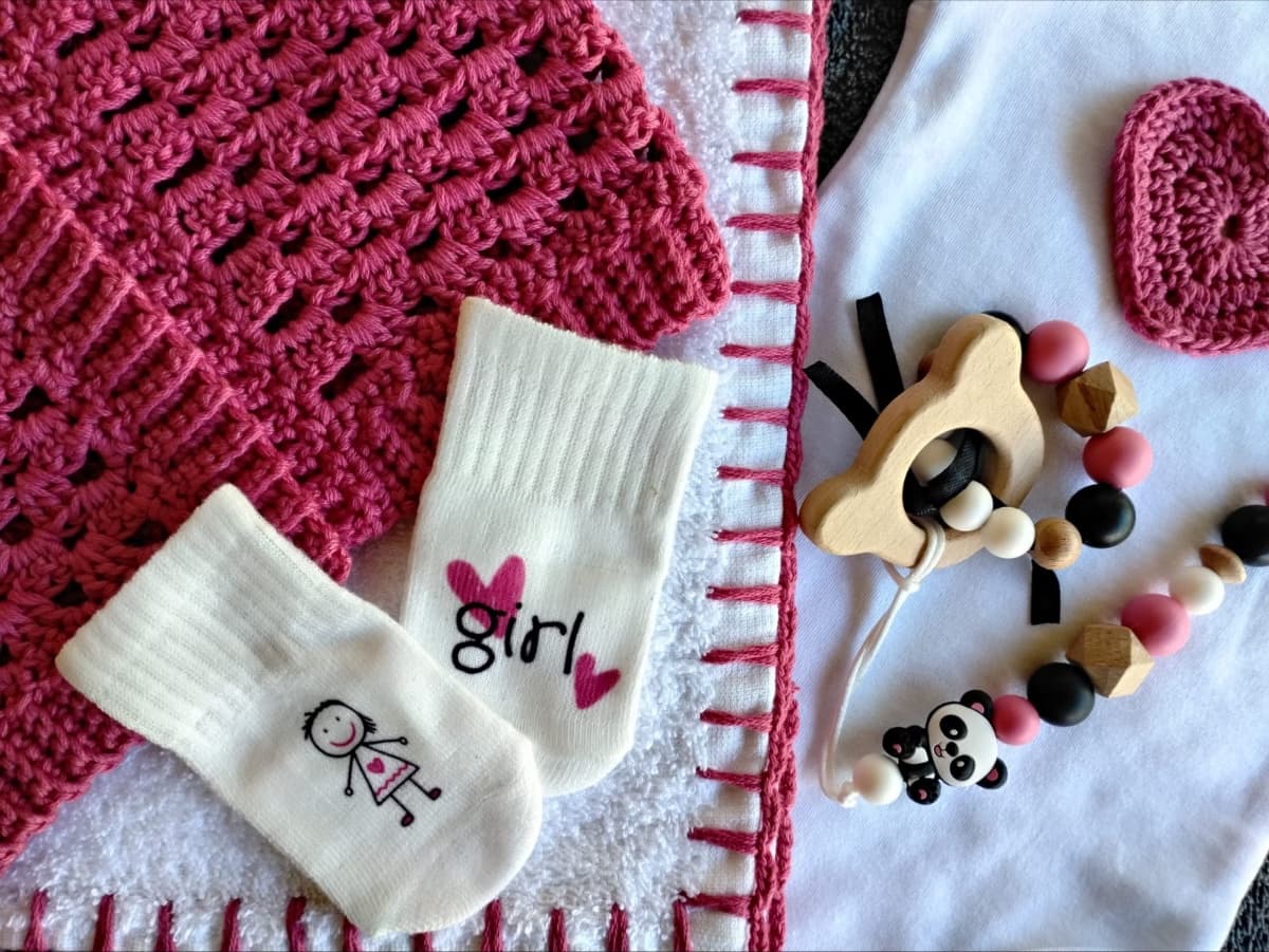 100% Cotton Crochet Cardigan Set - Pretty Pink — photo 2