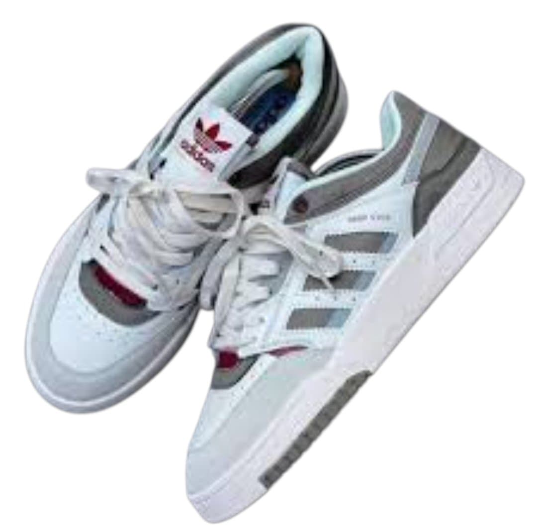 Adidas Borde Step Sneakers — White/Green/Yellow