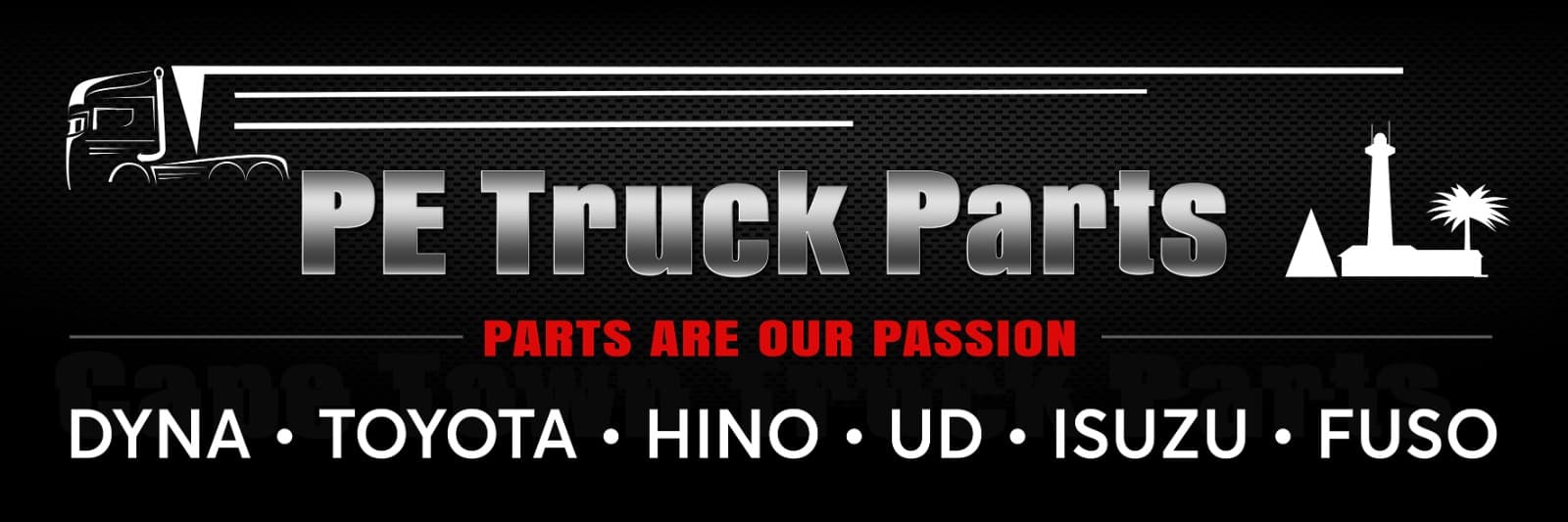PE TRUCK PARTS banner