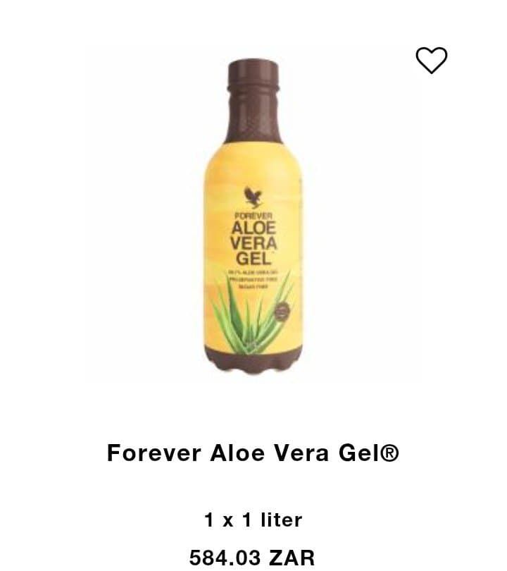 Forever Aloe Vera Gel — 1L Bottle, Natural Health Drink