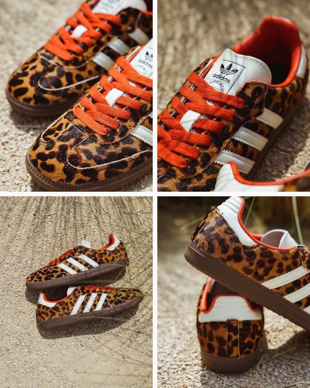 Adidas Leopard Print Sneakers — Stylish Casual Footwear — photo 2