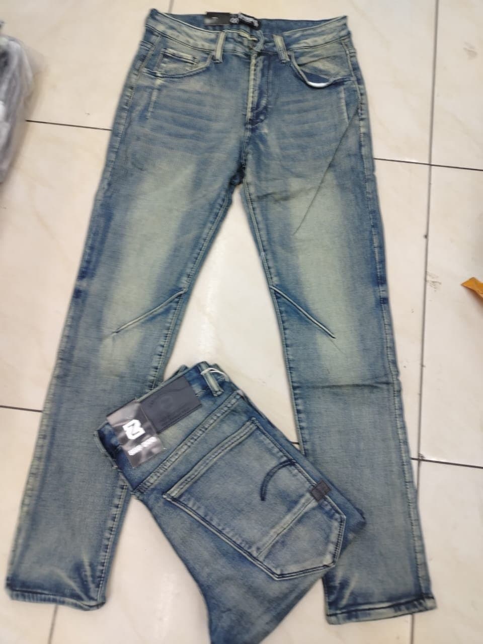 Classic Straight Leg Jeans — Light Wash, Men's, 28-36 — photo 3