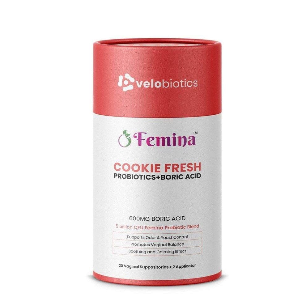Femina Cookie Fresh Probiotics & Boric Acid — 20 Suppositories
