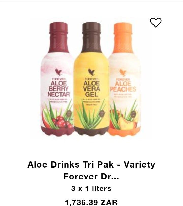 Forever Aloe Drinks Tri Pak — 3 x 1L Variety Pack — photo 2