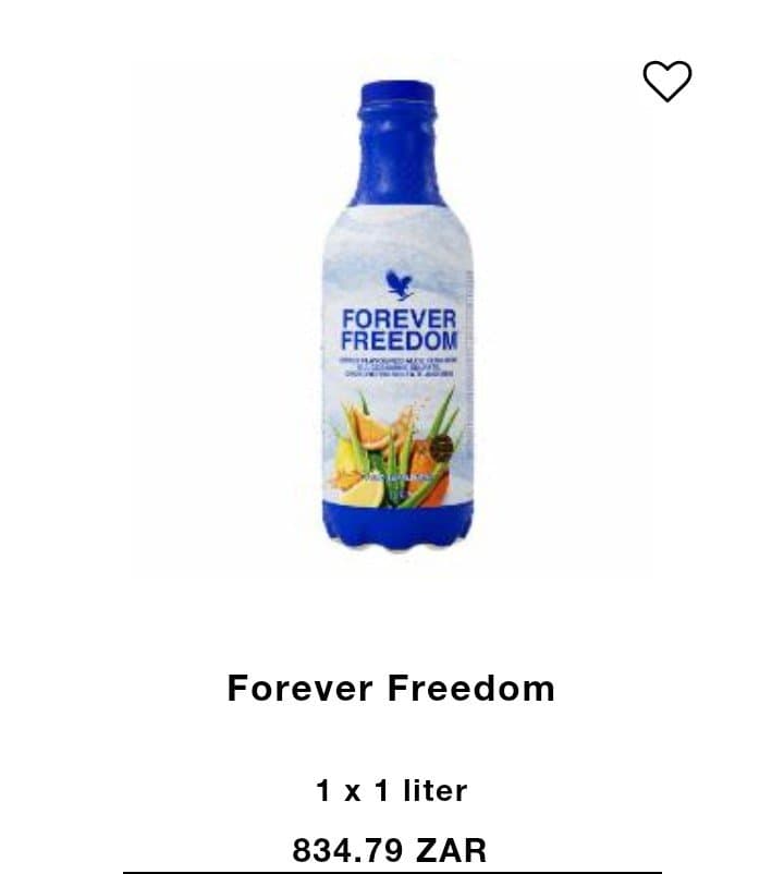 Forever Freedom Aloe Vera Juice — 1L Bottle