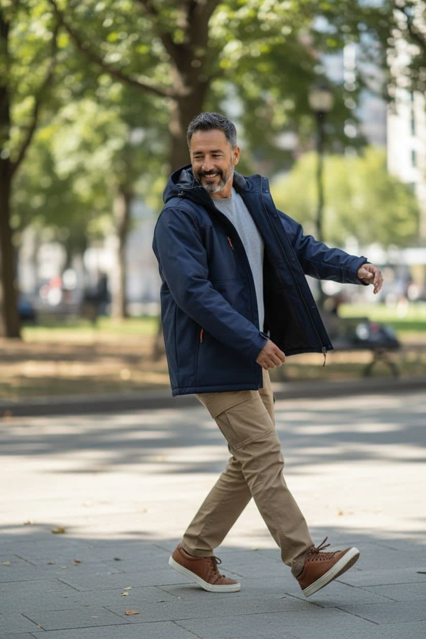 A888 Men's Winter Parka Jacket — Waterproof, Xl-4XL — photo 2