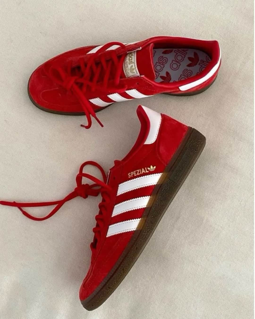 Adidas Spezial Sneakers — Red Suede, size 3to8 — photo 8