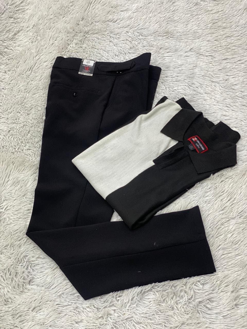 Casual Polo Shirt and Chino Pants Set — Green/Black, S-XXL — photo 6